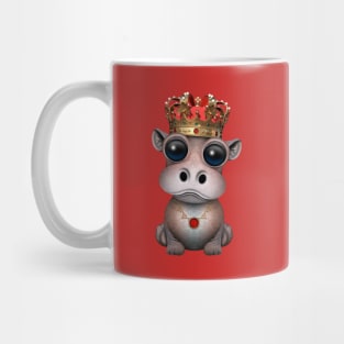 Cute Royal Hippo Wearing Crown Mug